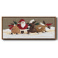 Skater Chorus Line - Floater Framed Canvas Print