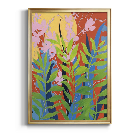 Bold Bright & Wild II - Modern Framed Canvas Print