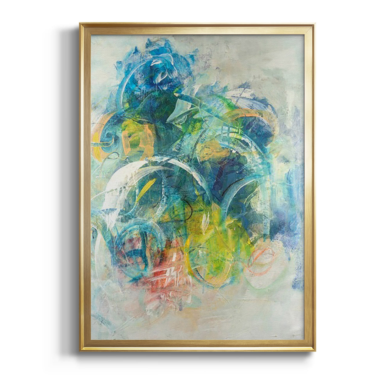 Silent Energy I - Modern Framed Canvas Print
