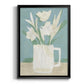 Muted Spring Arrangement III - Modern Framed Canvas Print