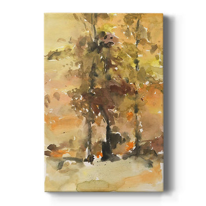 Fall Foliage Watercolor I - Canvas Art Print