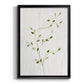 Windblown Leaves I - Modern Framed Canvas Print