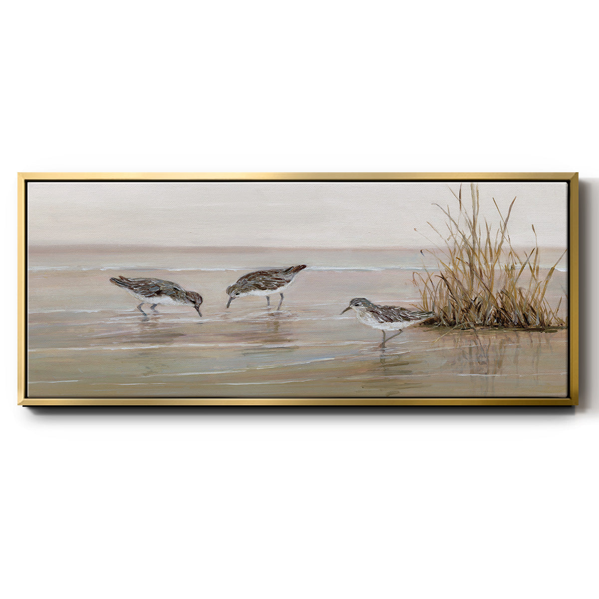 Early Risers II - Floater Framed Canvas Print