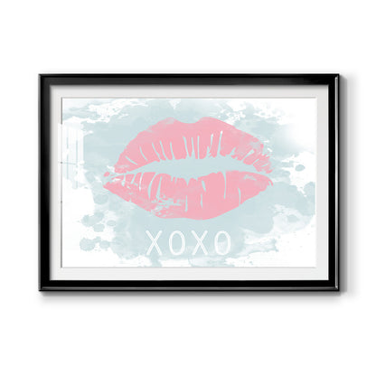 XOXO in Color - Modern Framed Art Print