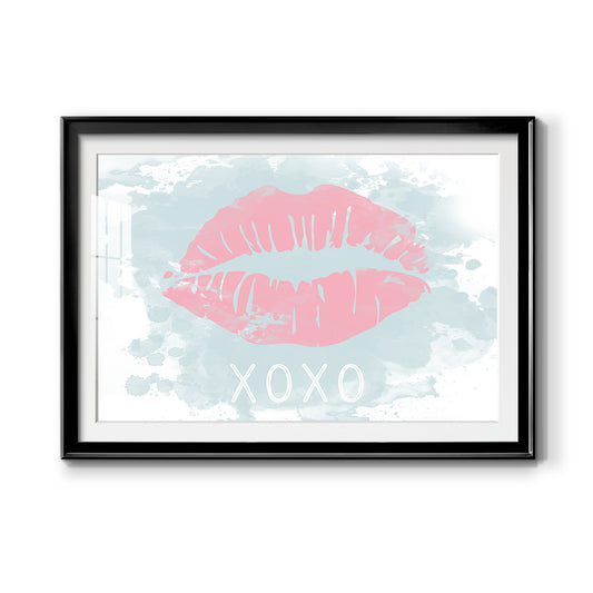 XOXO in Color - Modern Framed Art Print
