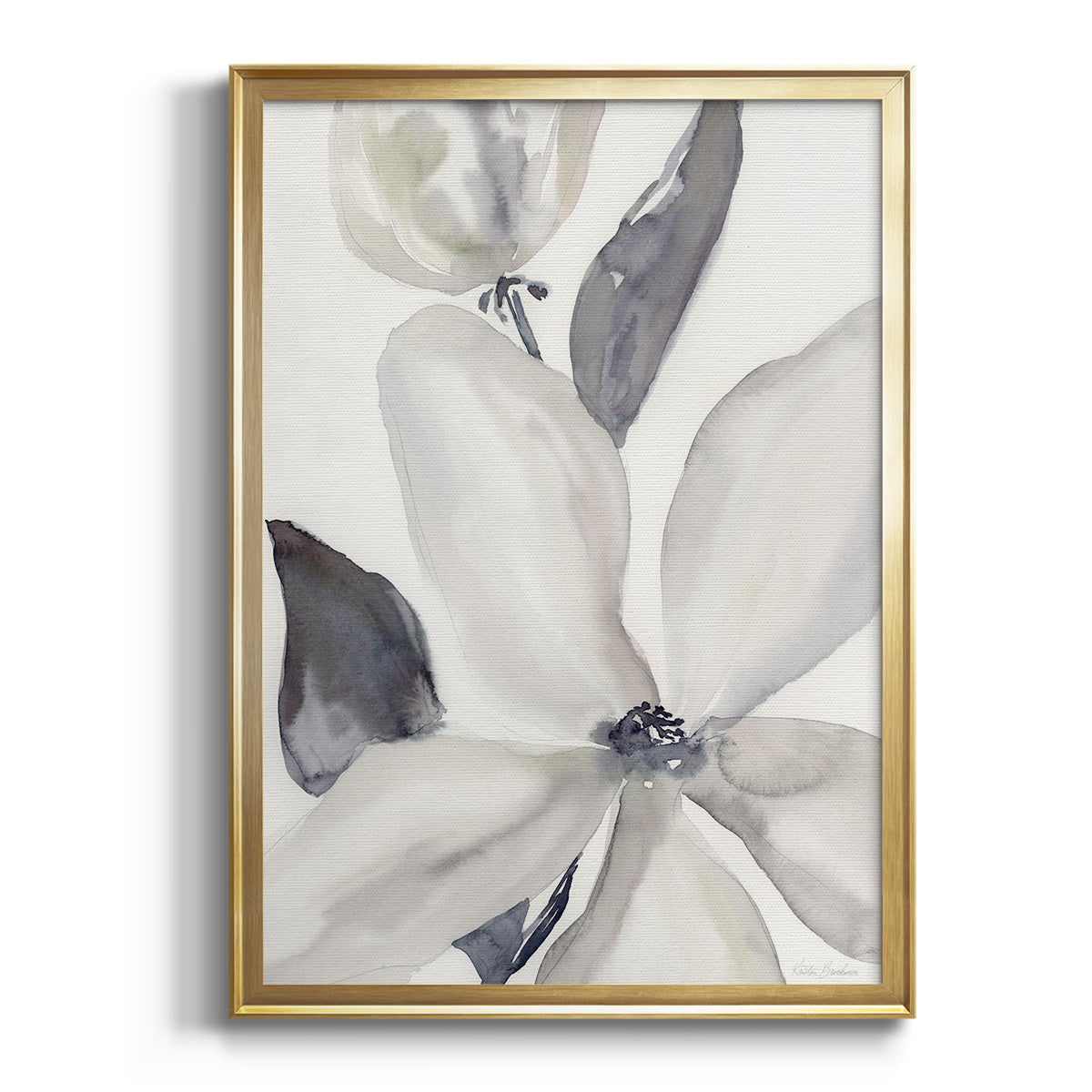 Daybreak Bloom II - Modern Framed Canvas Print