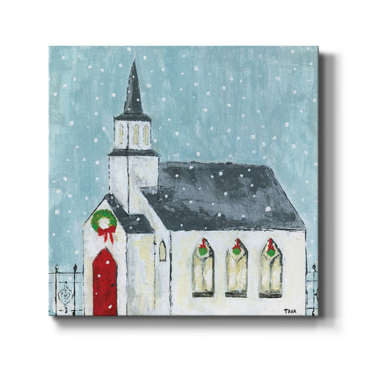 Christmas Night-Premium Gallery Wrapped Canvas - Ready to Hang