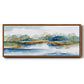 Blue Serenity - Floater Framed Canvas Print