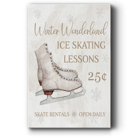 Skate Lessons - Canvas Art Print