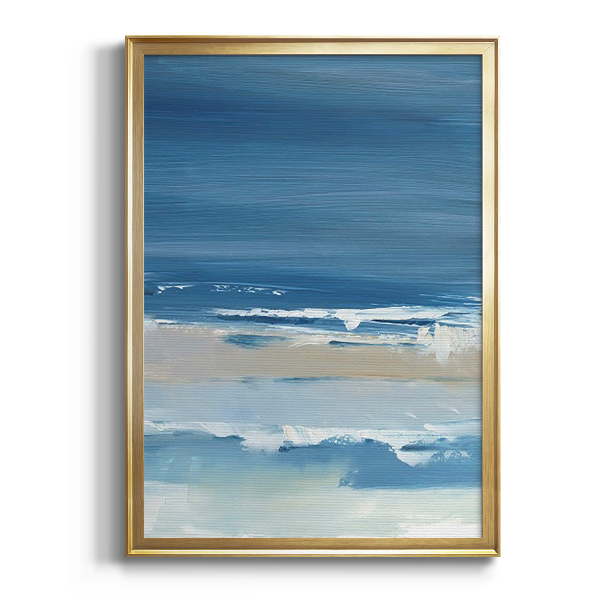 Coastal Colors II - Modern Framed Canvas Print