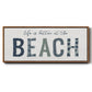 Beach Better - Floater Framed Canvas Print