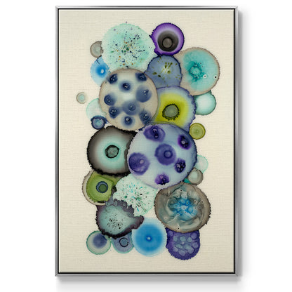 Geodes II - Floater Framed Canvas Print