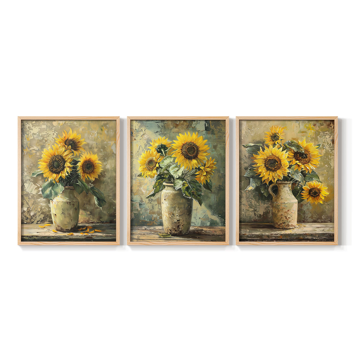 Floral Study Series CLXXI - Restickable Framed Art Set