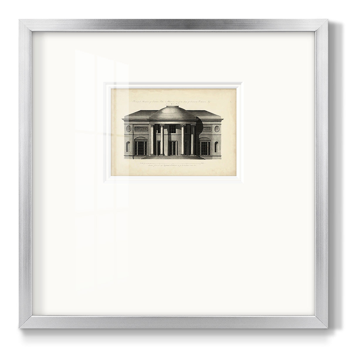 Richardson Architecture III - Double Matboard Framed Print