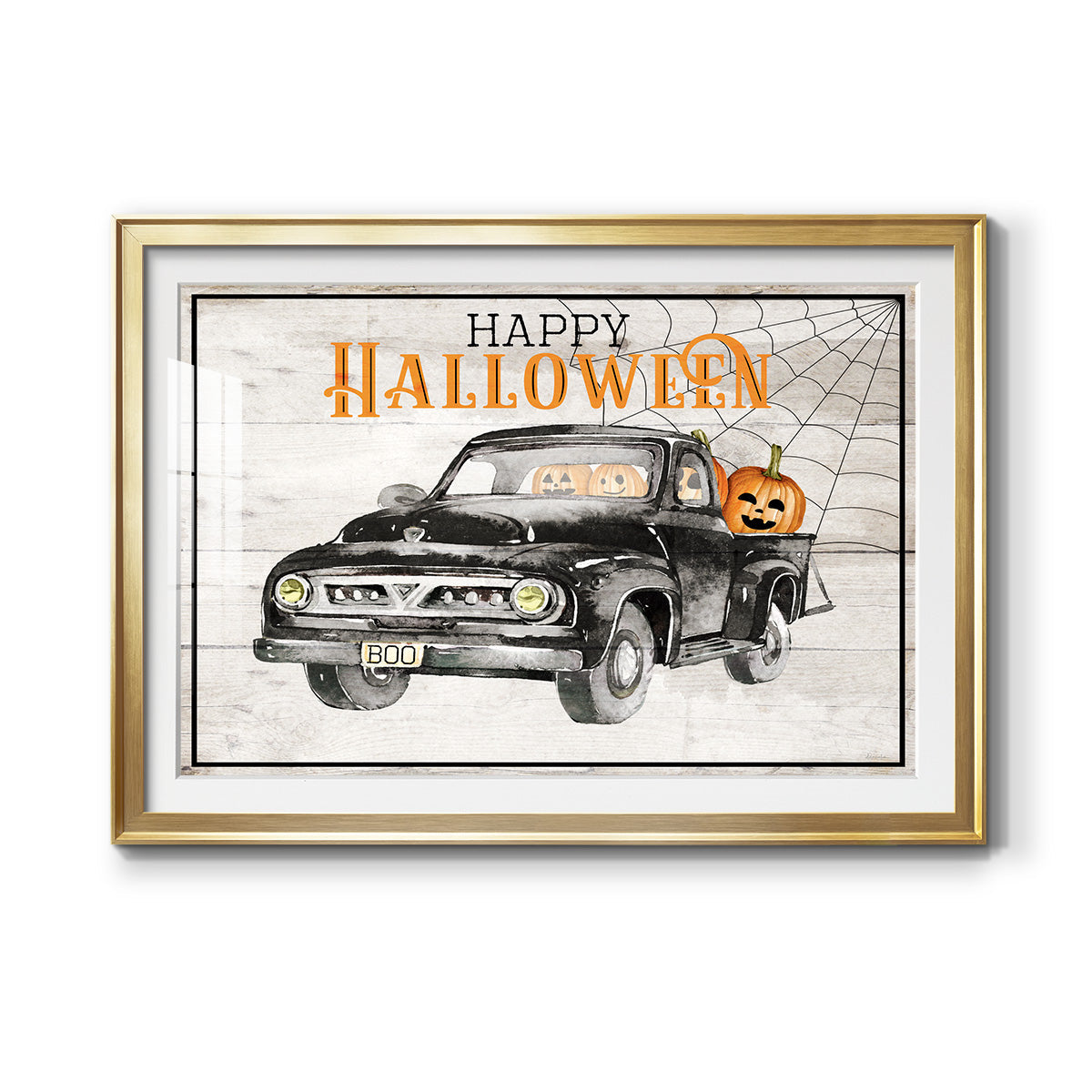 Happy Halloween Premium Framed Print - Ready to Hang