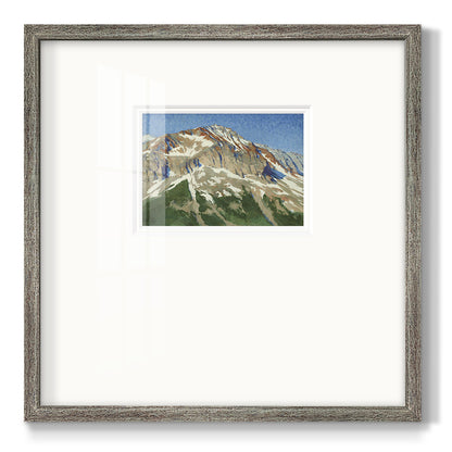 Vermillion Ascent- Premium Framed Print Double Matboard