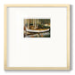 Golden Canoe - Double Matboard Framed Print