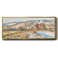 Winter at Giverny, 1886 - Floater Framed Canvas Print