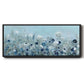 Teal Light Garden - Floater Framed Canvas Print