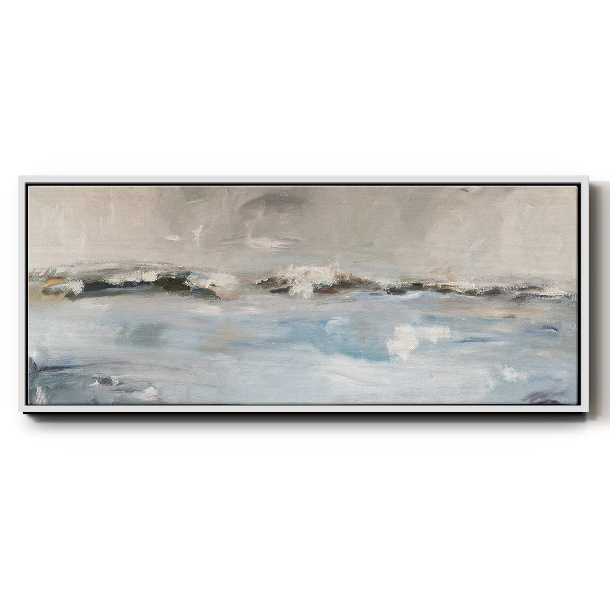 Surf Sans Turf - Floater Framed Canvas Print