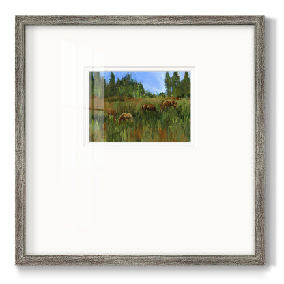 The Grass is Always Greener Premium Framed Print Double Matboard