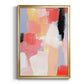 Aerial Scarlet I - Modern Framed Canvas Print