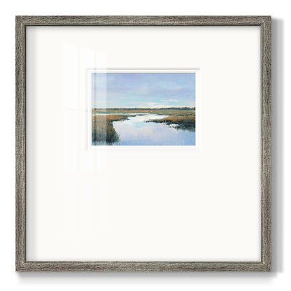 Coastal Plains I - Double Matboard Framed Print