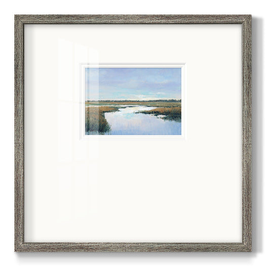 Coastal Plains I - Double Matboard Framed Print