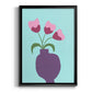 Modern Blooms I - Modern Framed Canvas Print