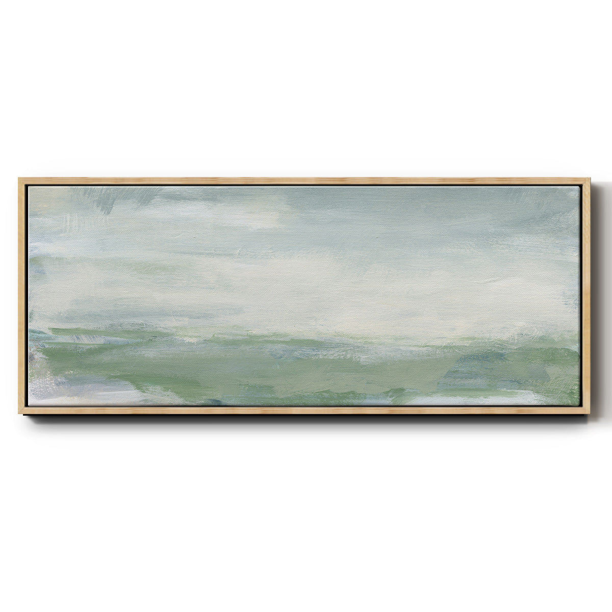 Coastal I - Floater Framed Canvas Print