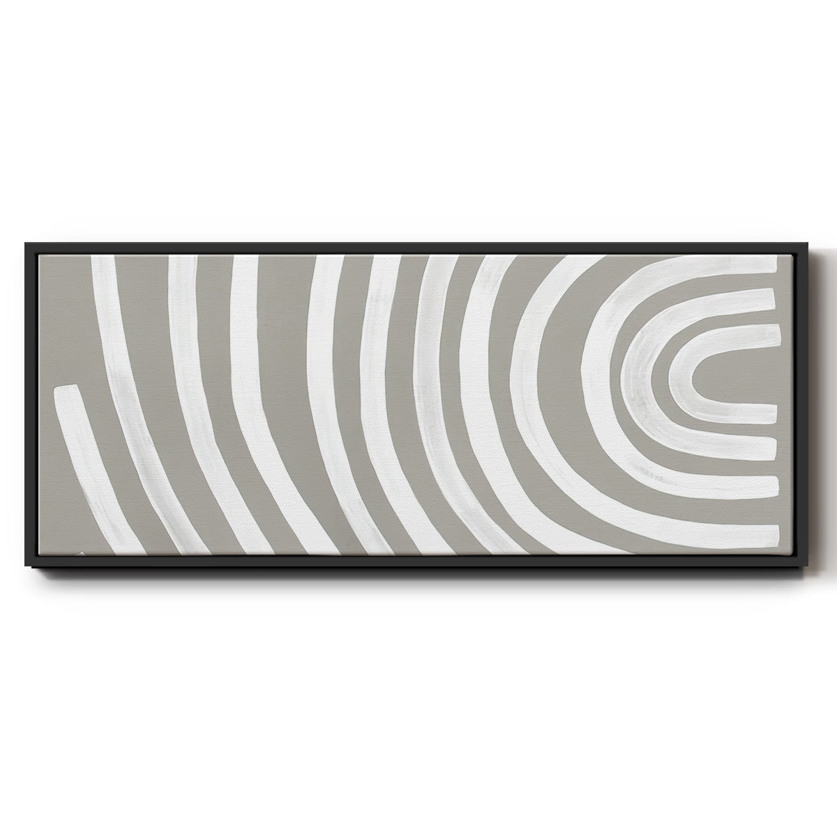 Broken Rainbow I - Floater Framed Canvas Print