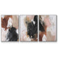 Unbleached Neutrals I - Framed Premium Gallery Wrapped Canvas L Frame 3 Piece Set - Ready to Hang