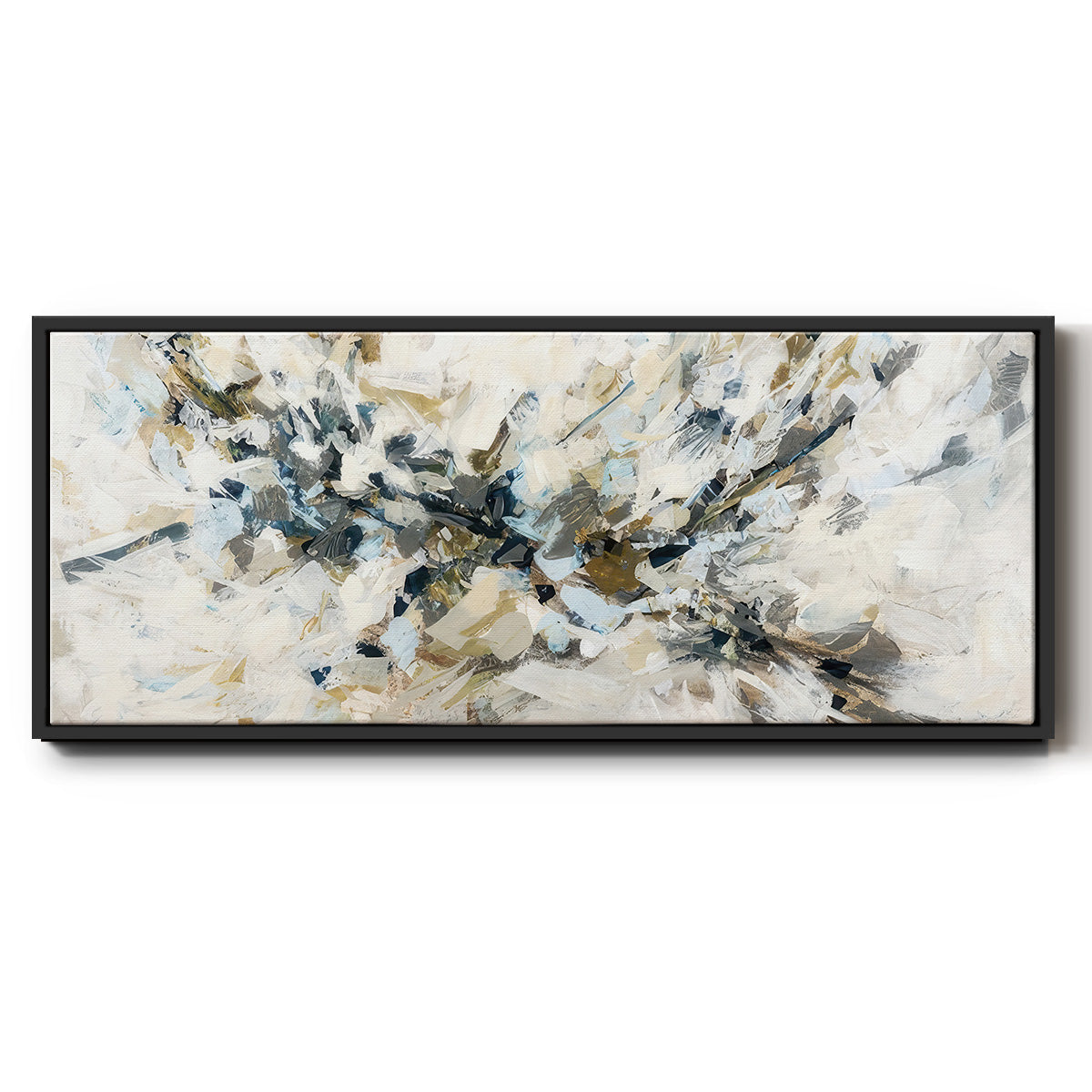 Rising Falcon - Floater Framed Canvas Print
