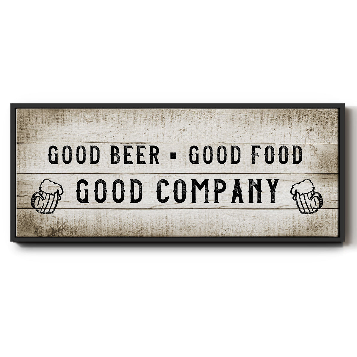 Good Company - Floater Framed Canvas Print
