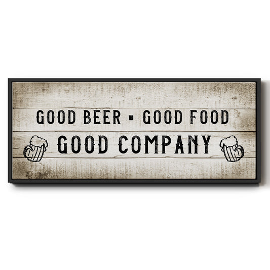 Good Company - Floater Framed Canvas Print