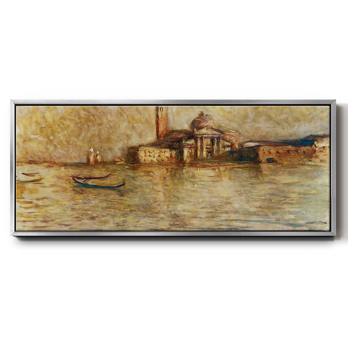 Venice, San Giorgio Maggiore, 1908 - Floater Framed Canvas Print