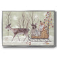 Christmas Time Collection A - Framed Gallery Wrapped Canvas in Floating Frame