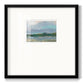 Twilight Vista Study I - Double Matboard Framed Print