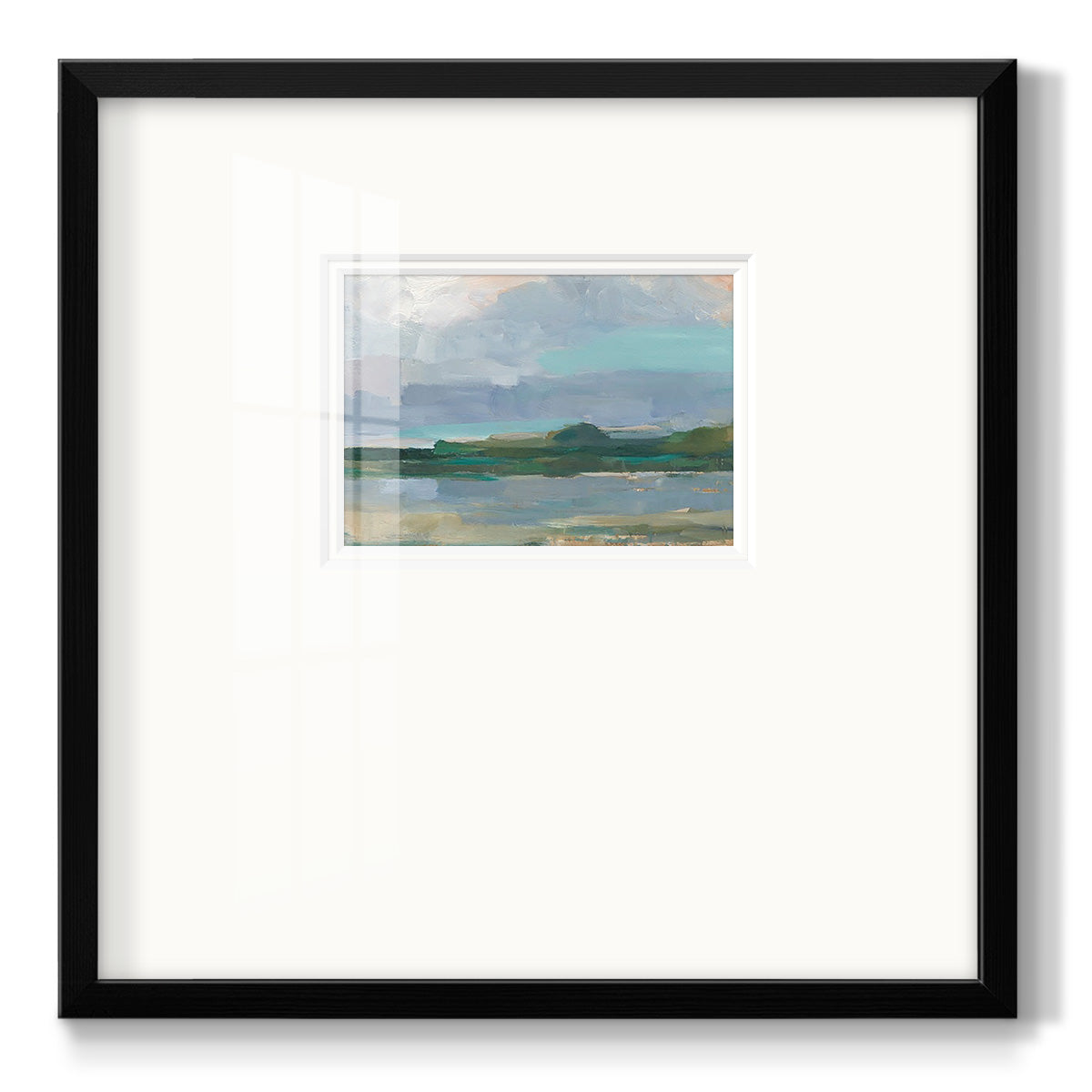 Twilight Vista Study I - Double Matboard Framed Print