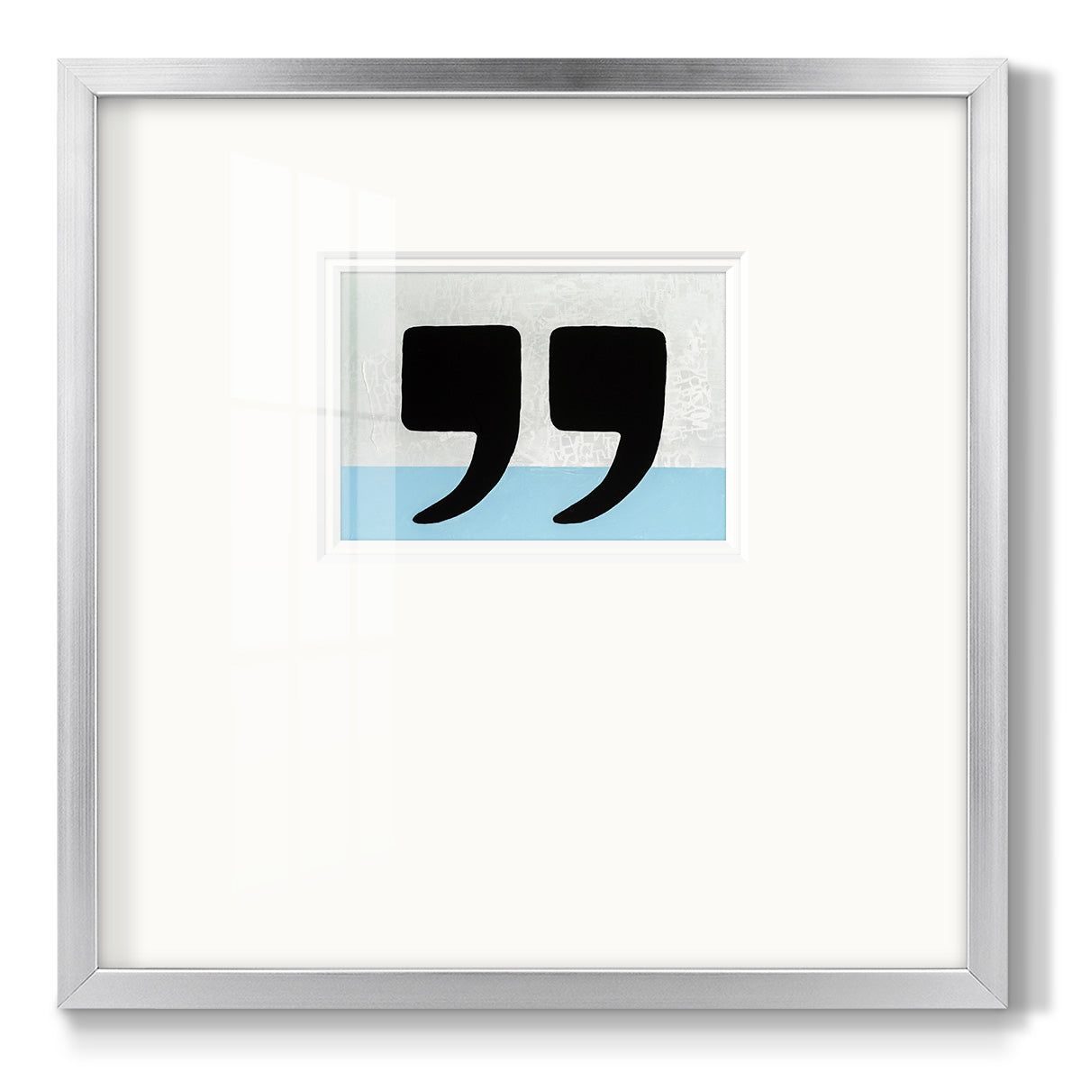 He said She said - Double Matboard Framed Print