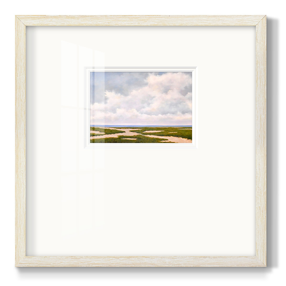 Beach Dunes Premium Framed Print Double Matboard