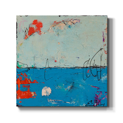Blue Bound - Canvas Art Print