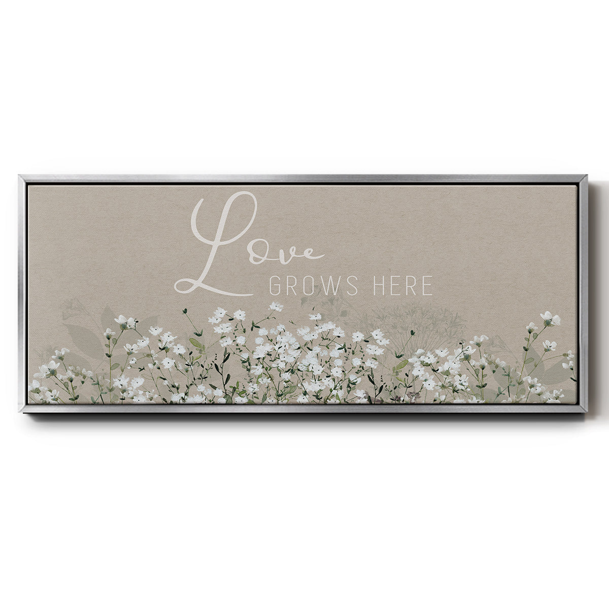 Bouquet of Love - Floater Framed Canvas Print