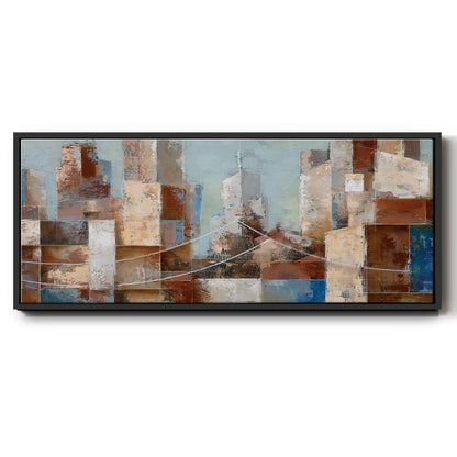 Cityscape - Floater Framed Canvas Print