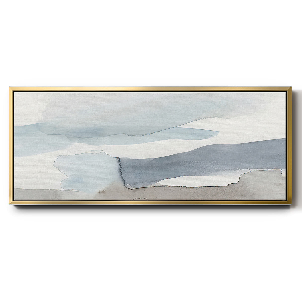 Coastal Tones II - Floater Framed Canvas Print