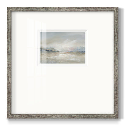 Horizon Haze Premium Framed Print Double Matboard