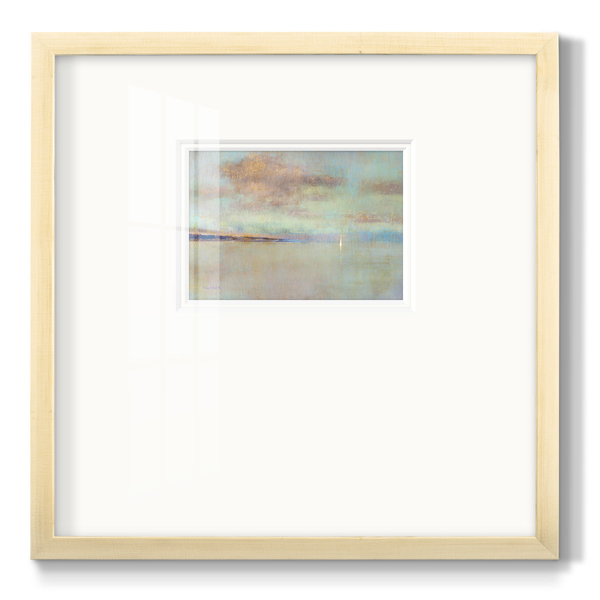 August Morning - Double Matboard Framed Print