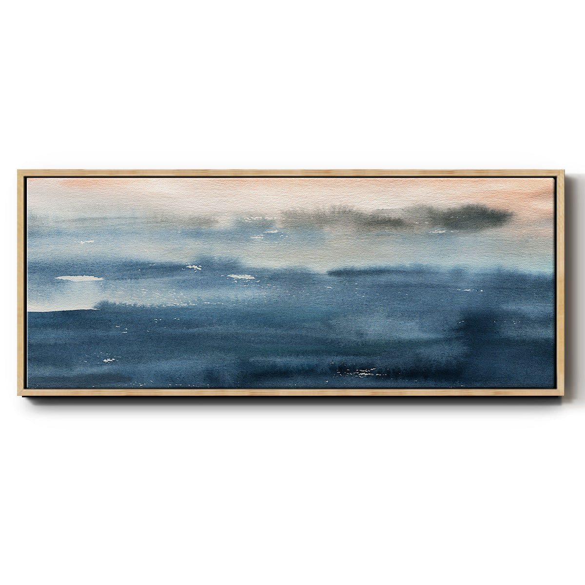 Lake Sunrise - Floater Framed Canvas Print