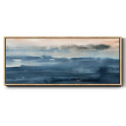 Lake Sunrise - Floater Framed Canvas Print