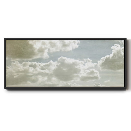 Sky Scrapers IV - Floater Framed Canvas Print
